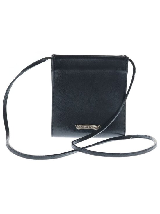 クロムハーツSQ PKT 3CEME CRS スクエアポケット 3クロスパッチ  Chrome Hearts SQ Pkt CH Crs Small CH Cross Decoration Square Pocket Leather